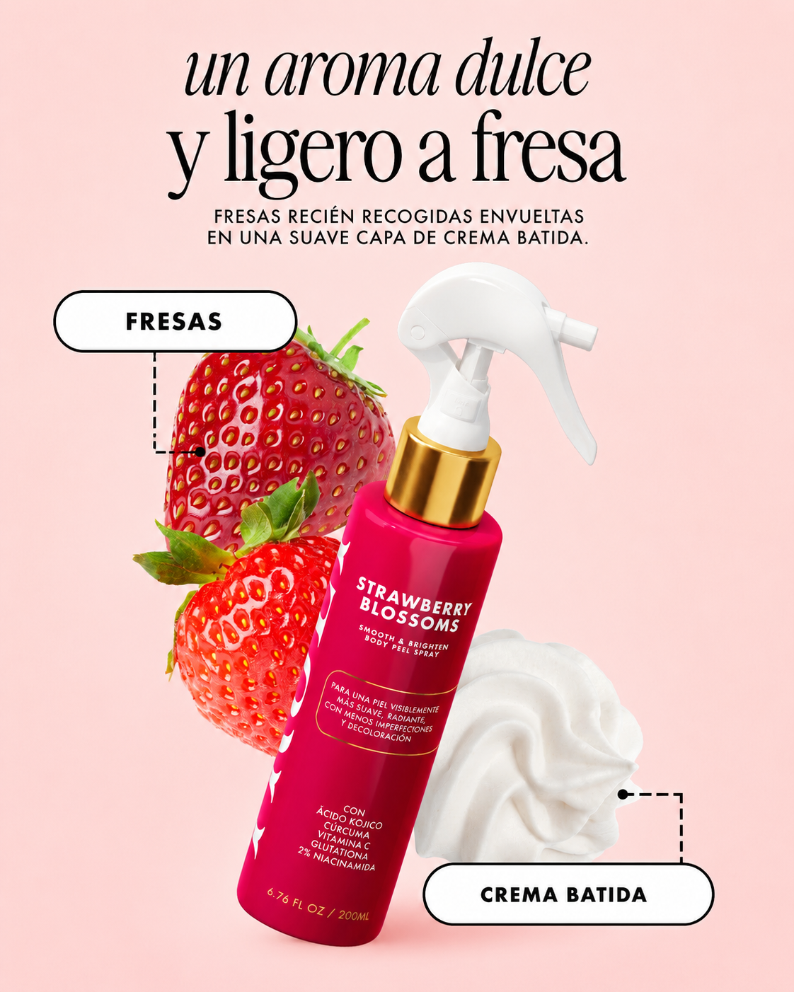 Strawberry Blossom Exfoliating & Resurfacing Face & Body Pads