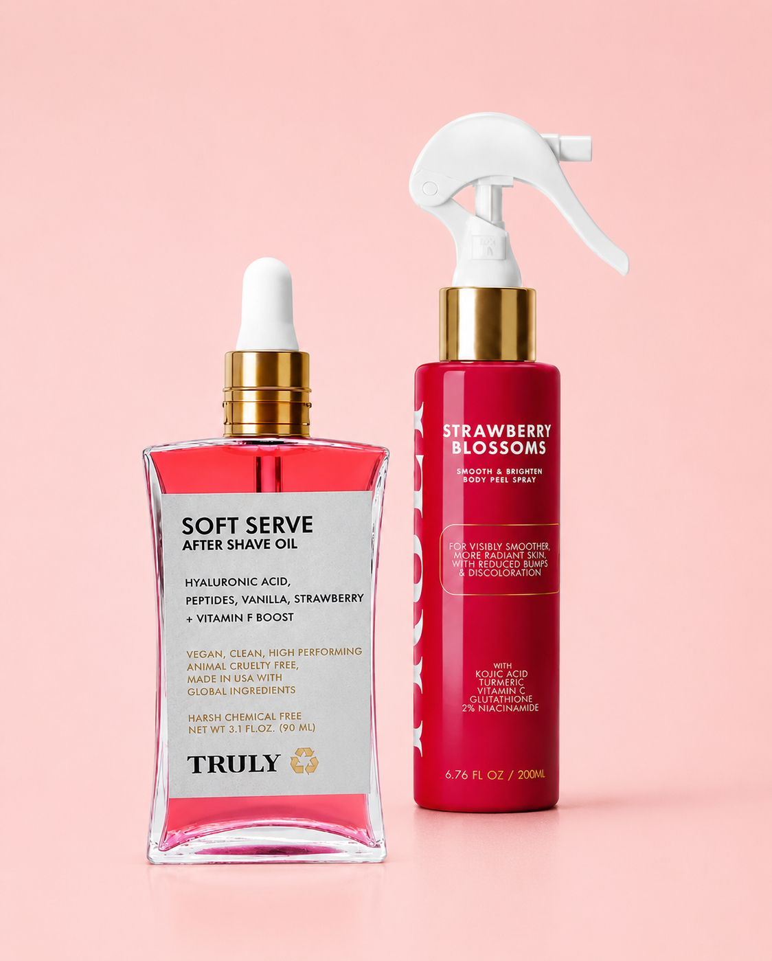 Strawberry Blossom Exfoliating & Resurfacing Face & Body Pads