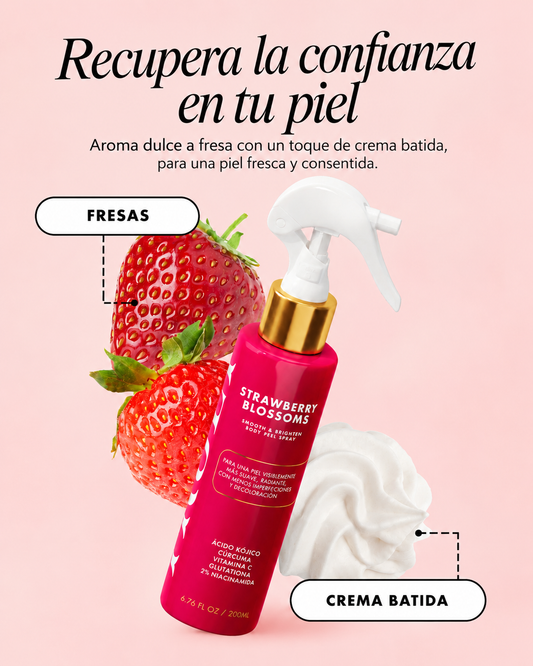 Strawberry Blossom Exfoliating & Resurfacing Face & Body Pads